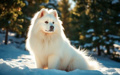 Samojed Prezentácia plemena psov: Sprievodca Krásou