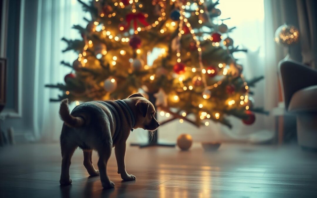 nebezpečenstvá vianočného stromčeka pre psa