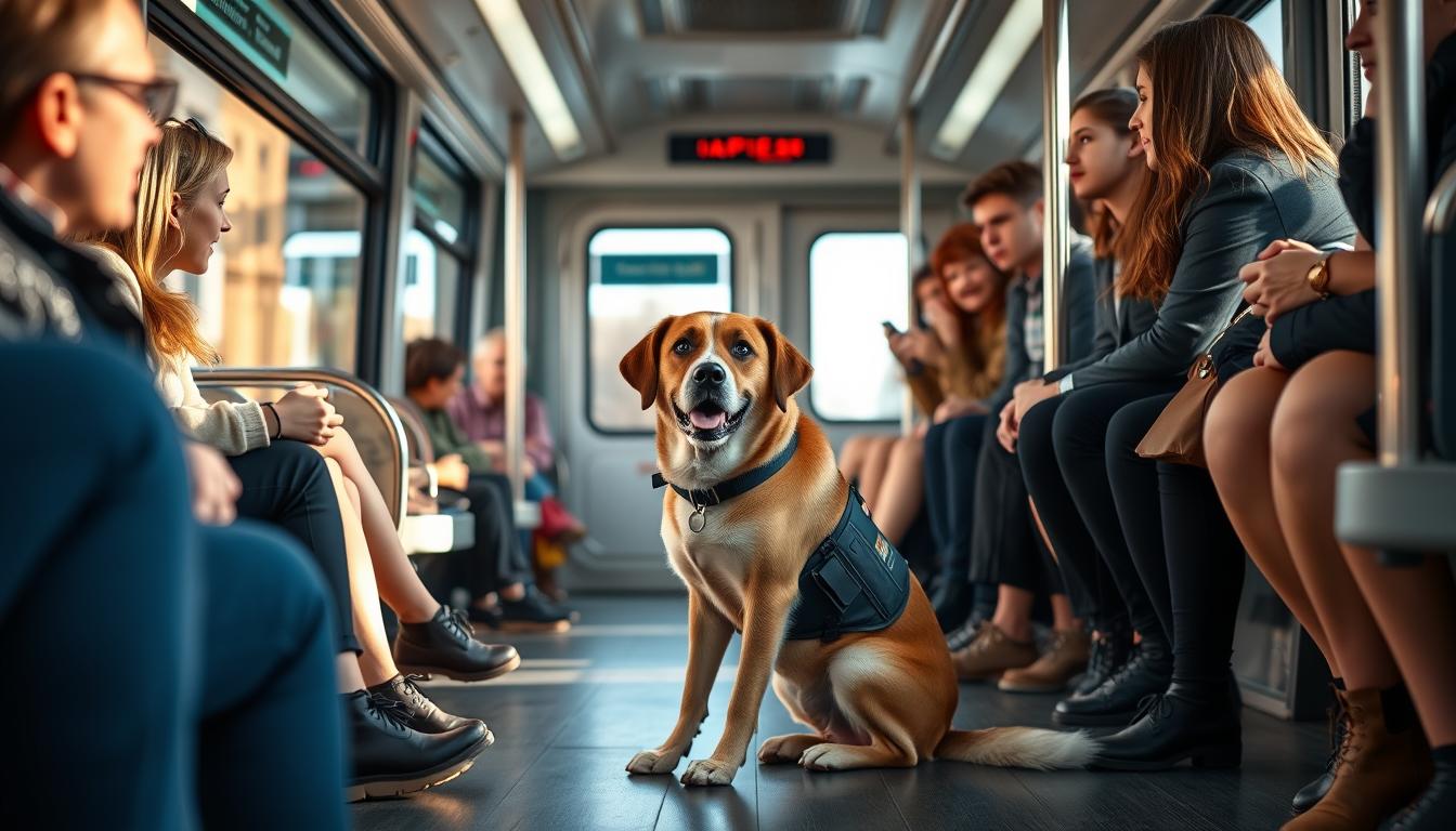 Privykanie psa na verejnú dopravu