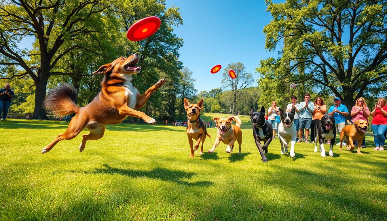 frisbee súťaže pre psov