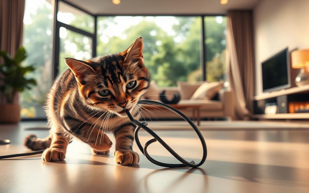 ochrana elektrických káblov pred mačkou