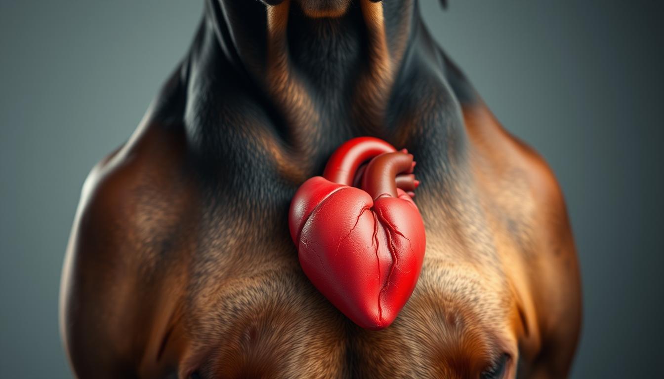 srdcová choroba u dobermana