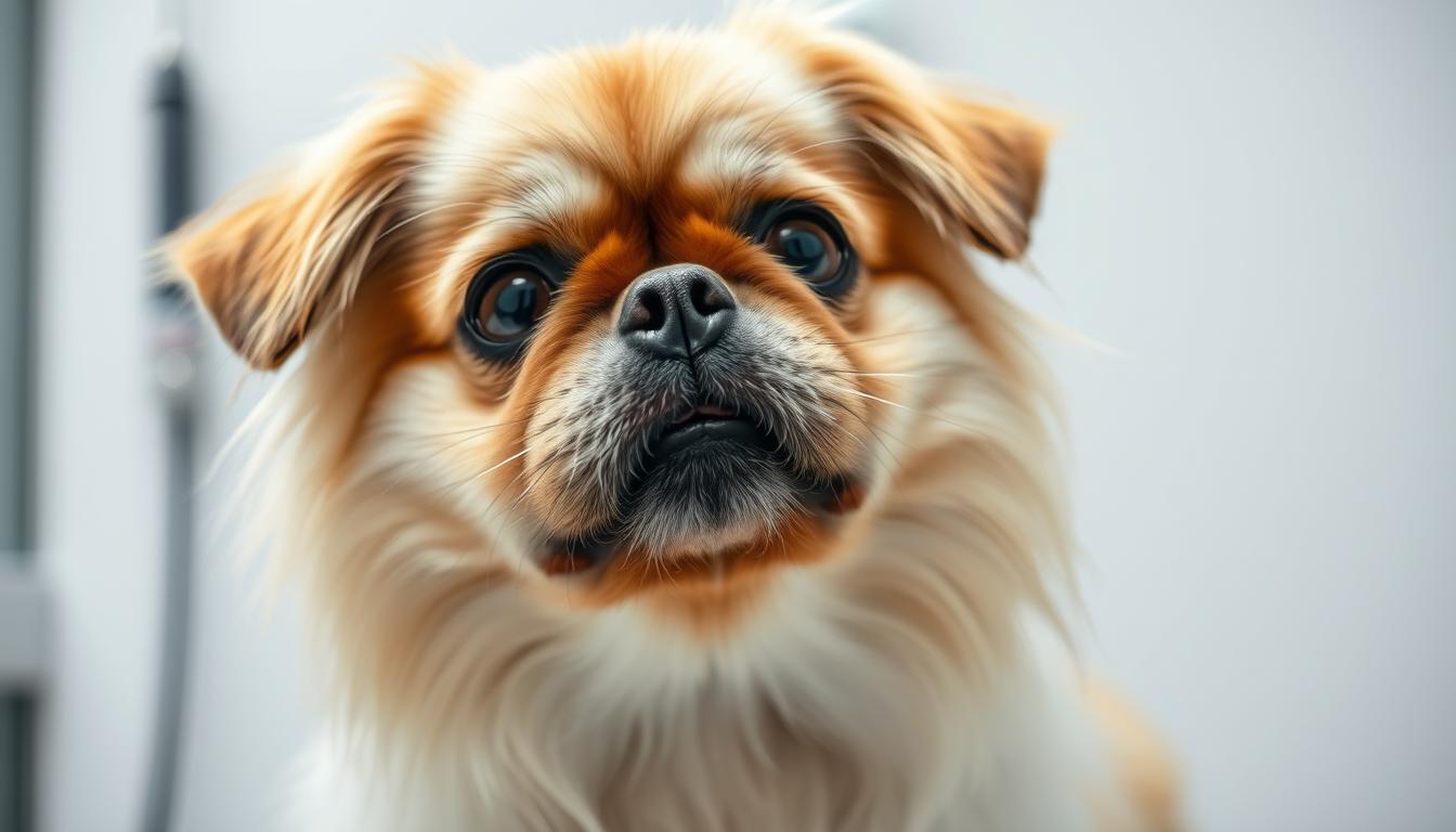 zúžená priedušnica u pekinéza