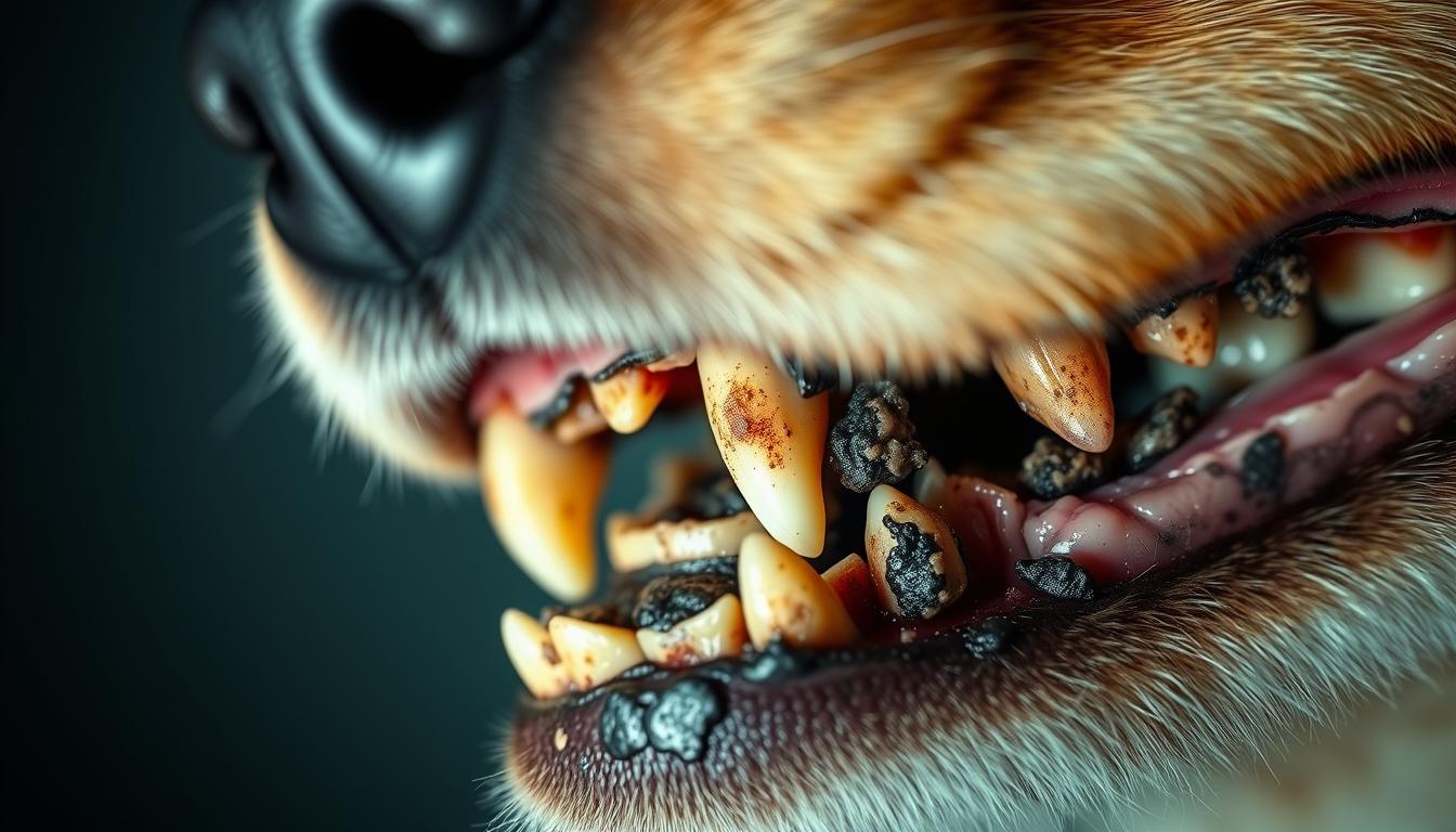 cierne-zuby-u-psa čierne zuby u psa