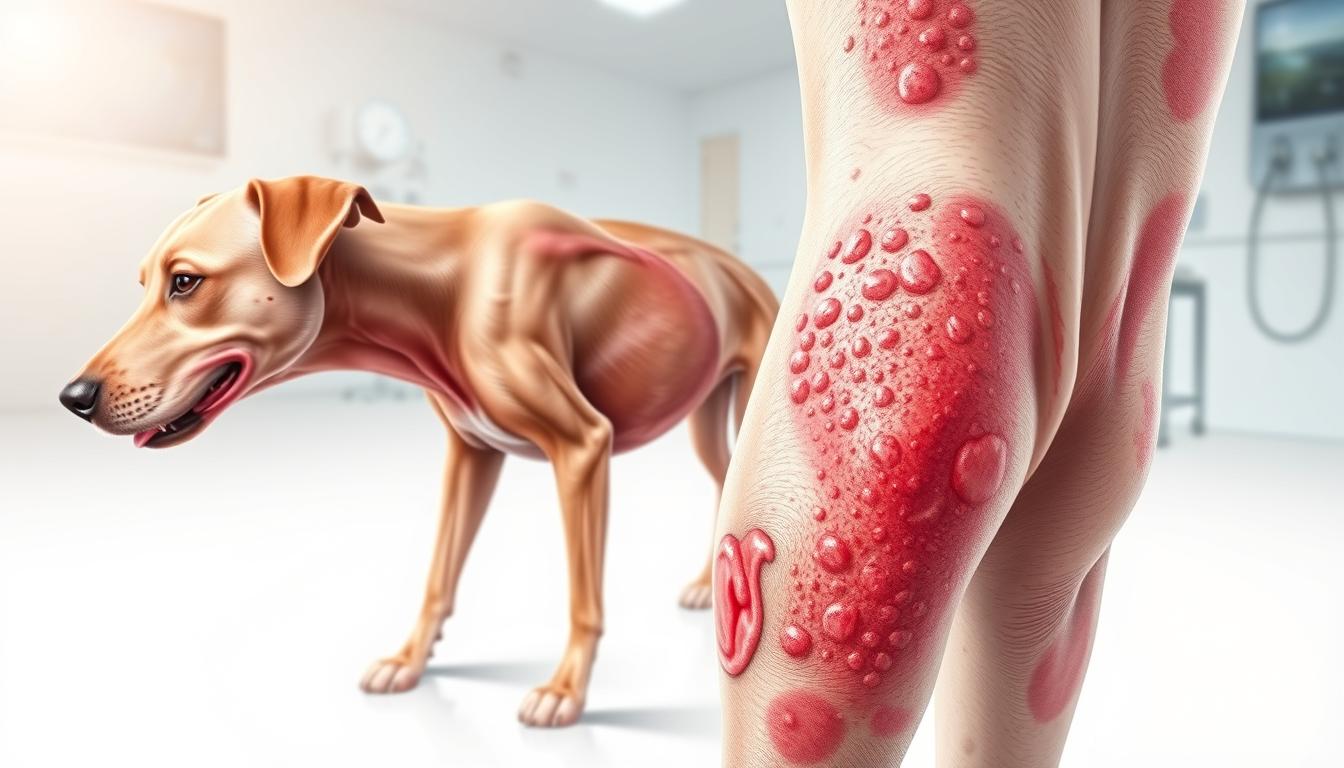 dermatomyozitída u psa