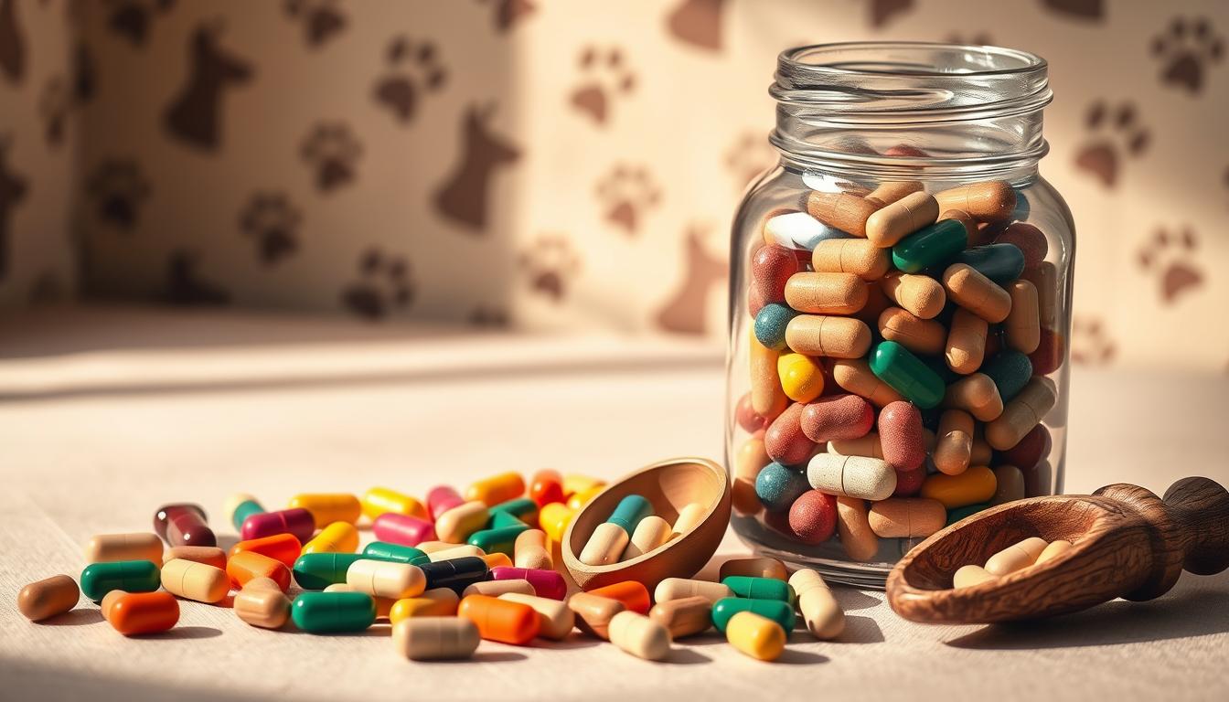 multivitamíny pre starších psov