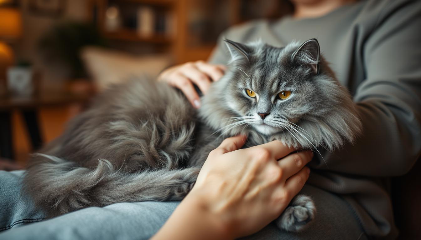 posilnenie väzby medzi mačkou a majiteľom