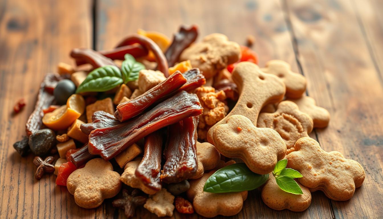 prírodné maškrty pre psov