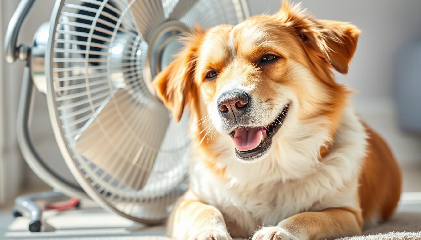 bezpečnosť ventilátora pes leto