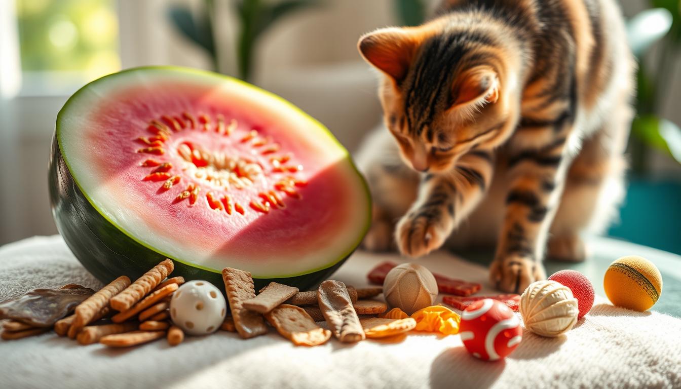 mačka leto melón