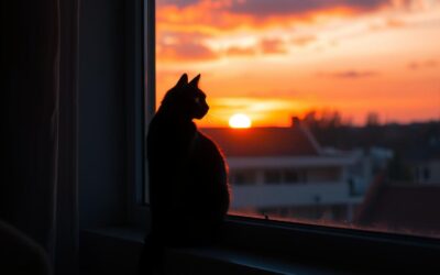 Mačka a západ slnka – prečo si večer sadá na okno?