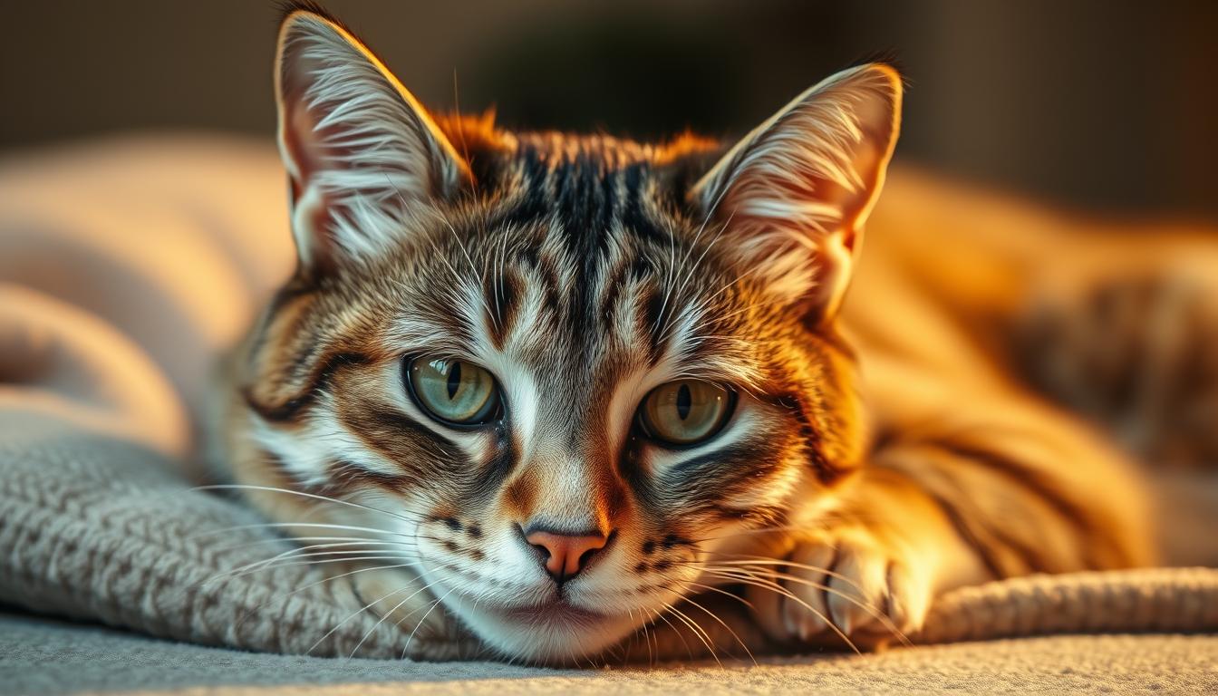 mačka prejavy bolesti