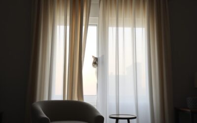 Prečo sa skrýva za závesom?