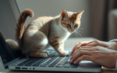 Vždy si sadne na notebook, keď píšem – chce pozornosť?