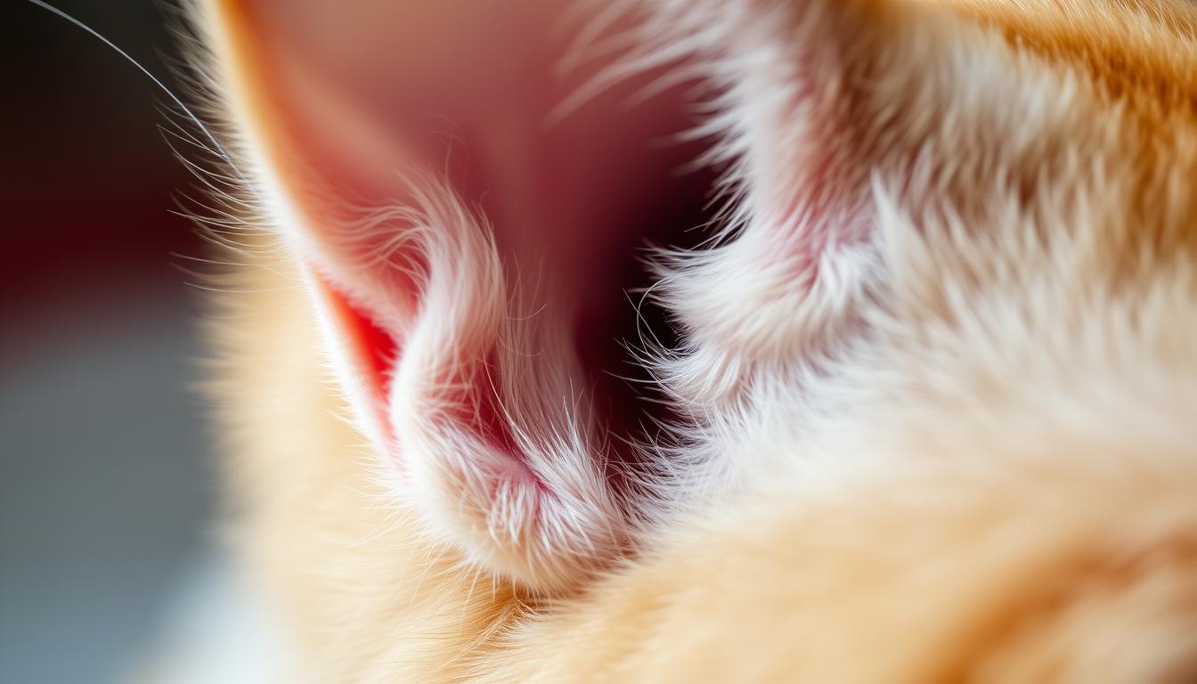 mačka si škriabe ucho príčina