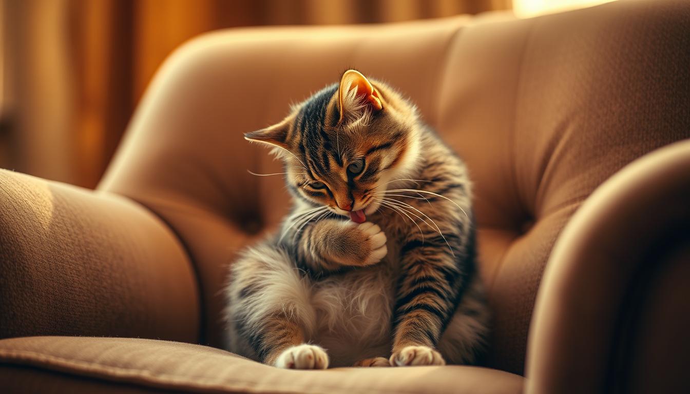 mačka sije bruško príčiny