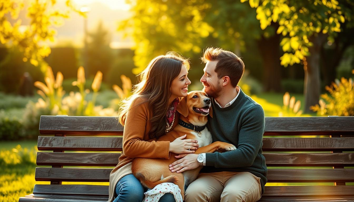 nápad na Valentín so psom