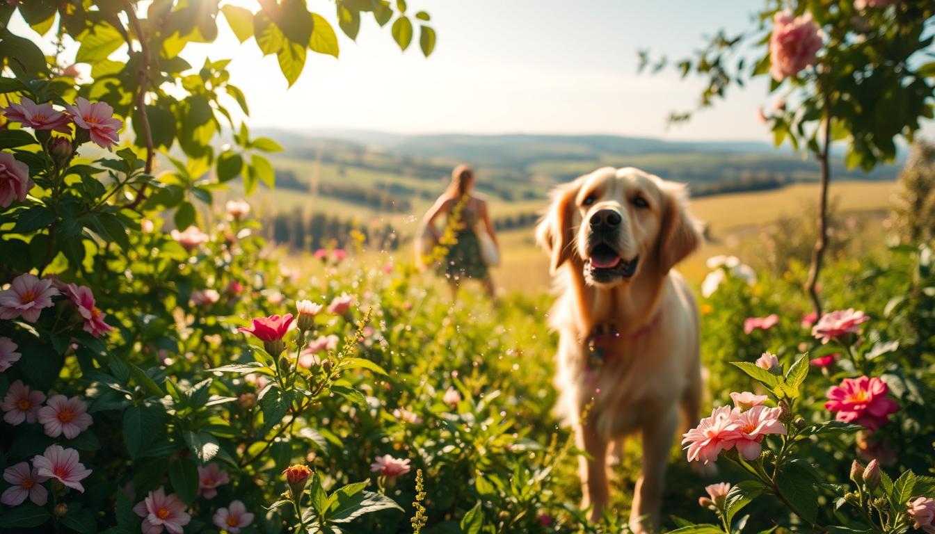 pelova-alergia-pes-leto peľová alergia pes leto