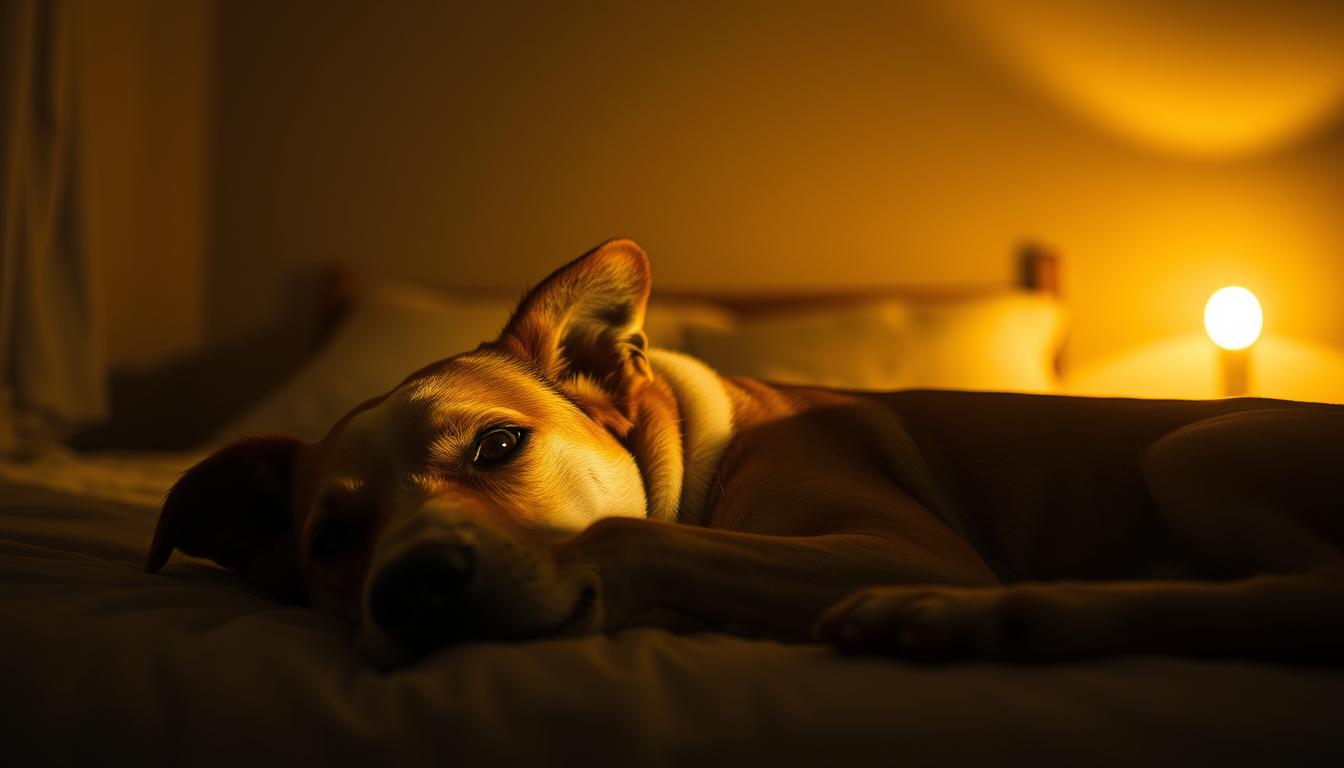 poruchy spánku psa leto