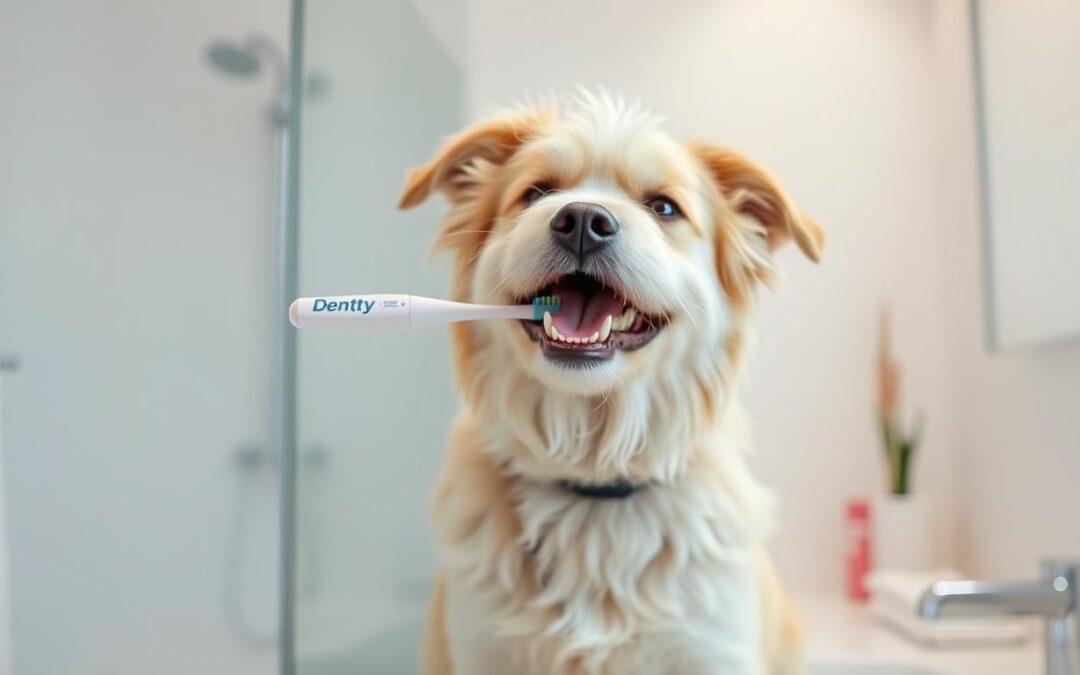 Blog 15 Prečo je pravidelné čistenie zubov u psa dôležité? – opätovné použitie Denty čističa