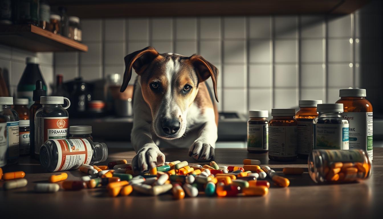 predávkovanie vitamínmi u psov