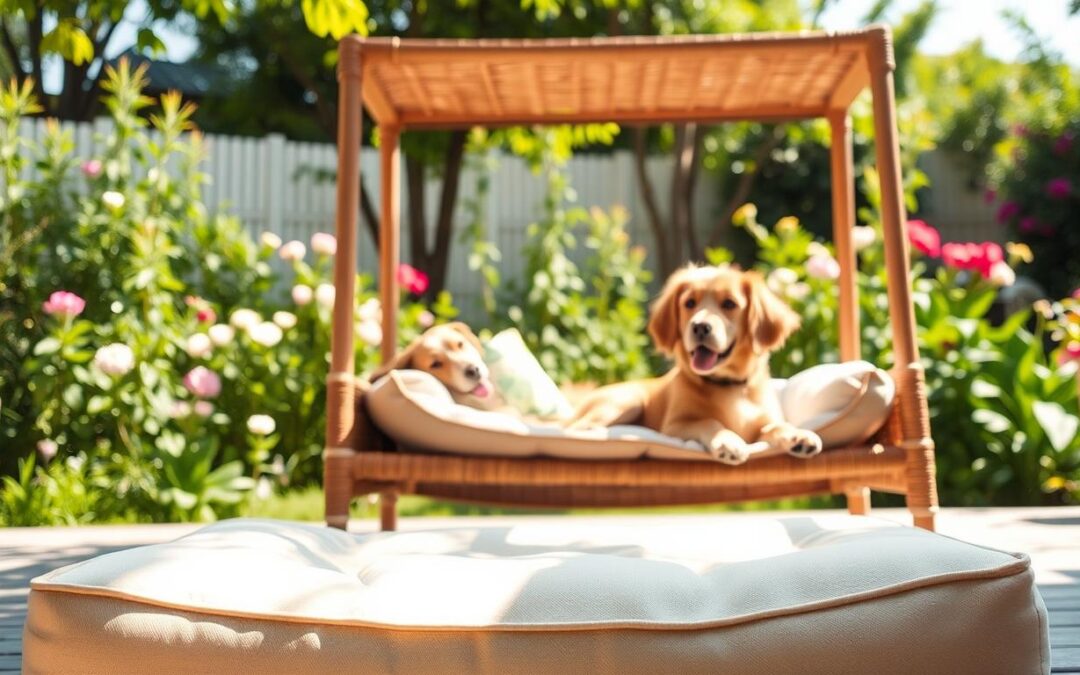 Aký materiál je najvhodnejší na letný pelech pre psa?