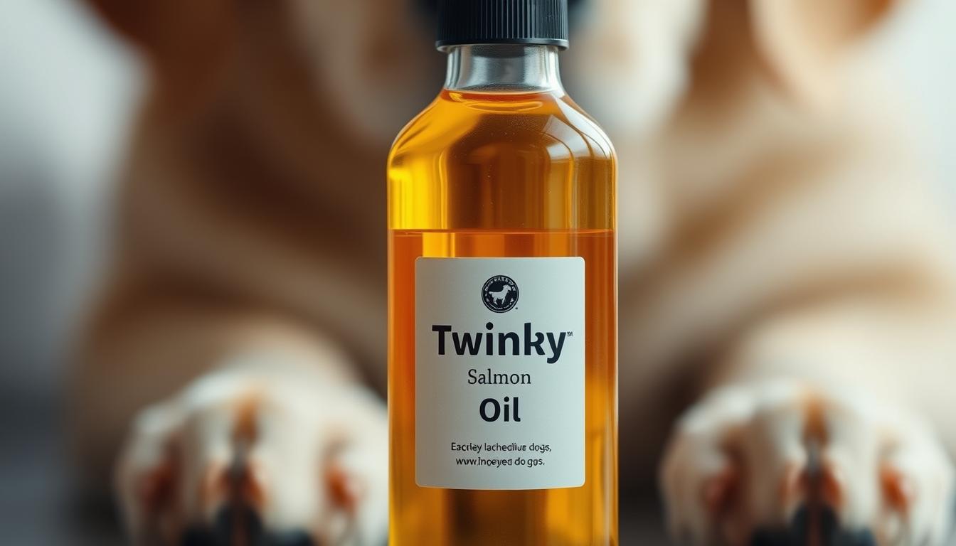 twinky lososový olej kúra pred a po pre psov