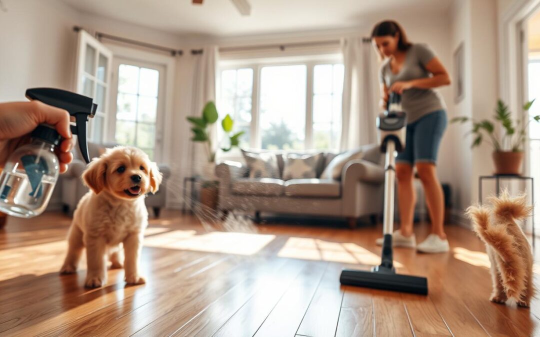 Ako udržiavať byt čistý s psom počas horúcich dní?