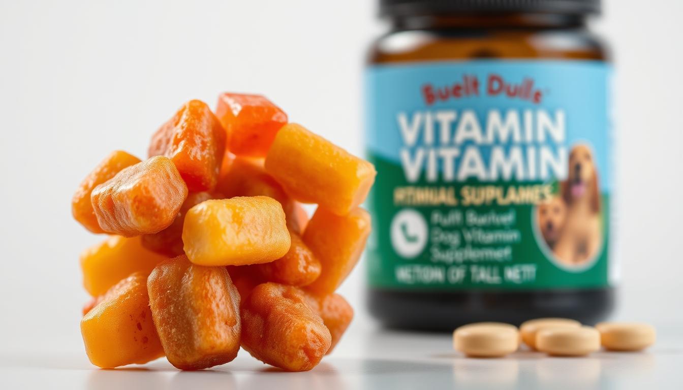 vitamínová žuvacia pochúťka vs tableta pre psa
