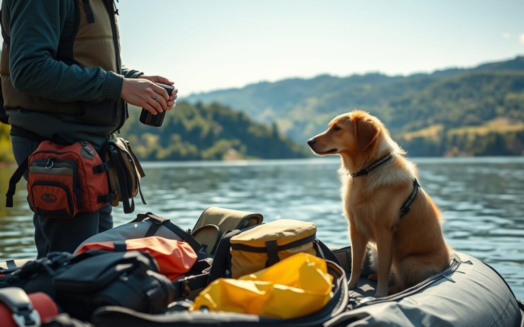 Ako sa bezpečne pripraviť na vodnú výpravu so psom?