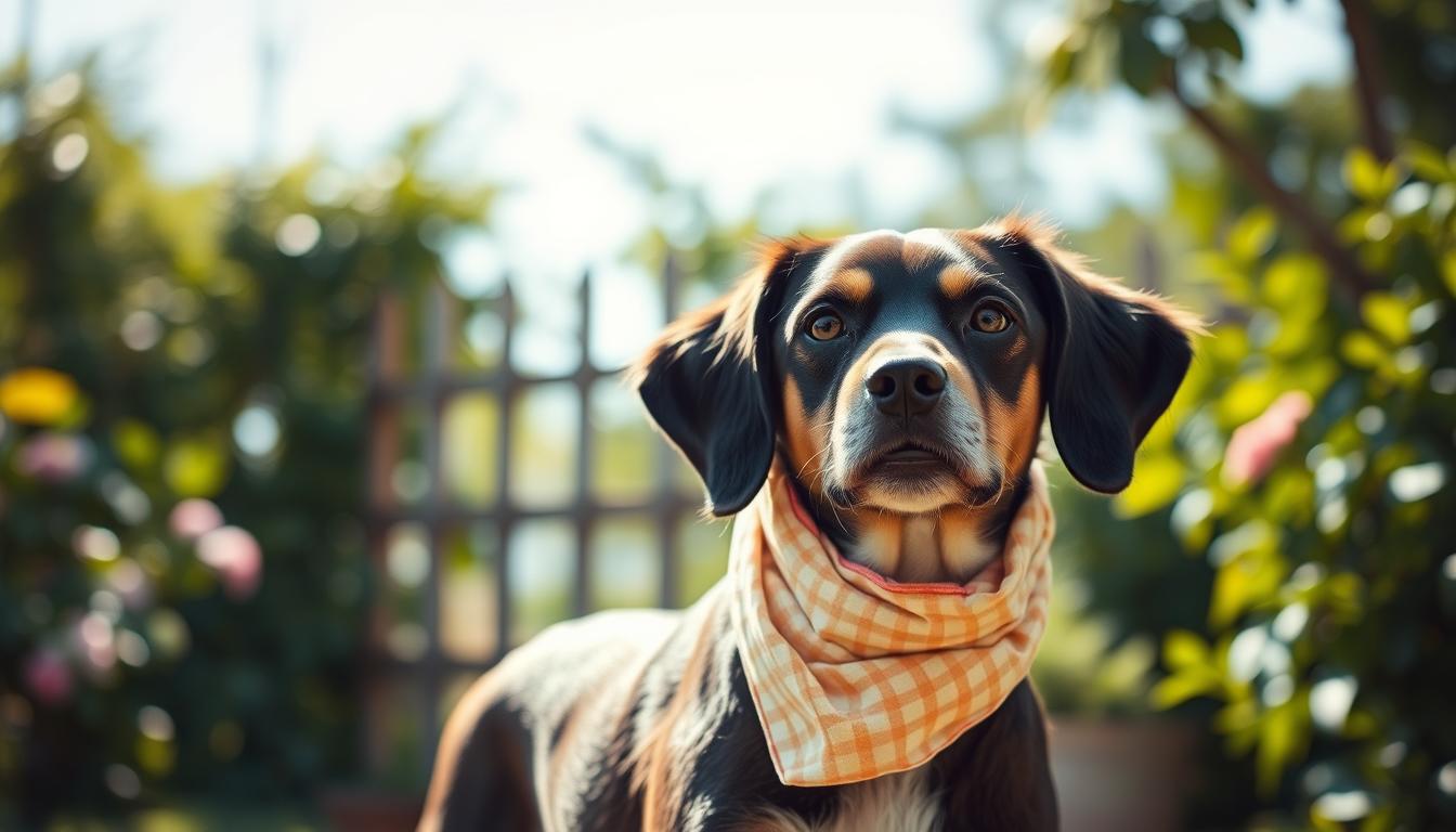 výber šatky pre psa leto