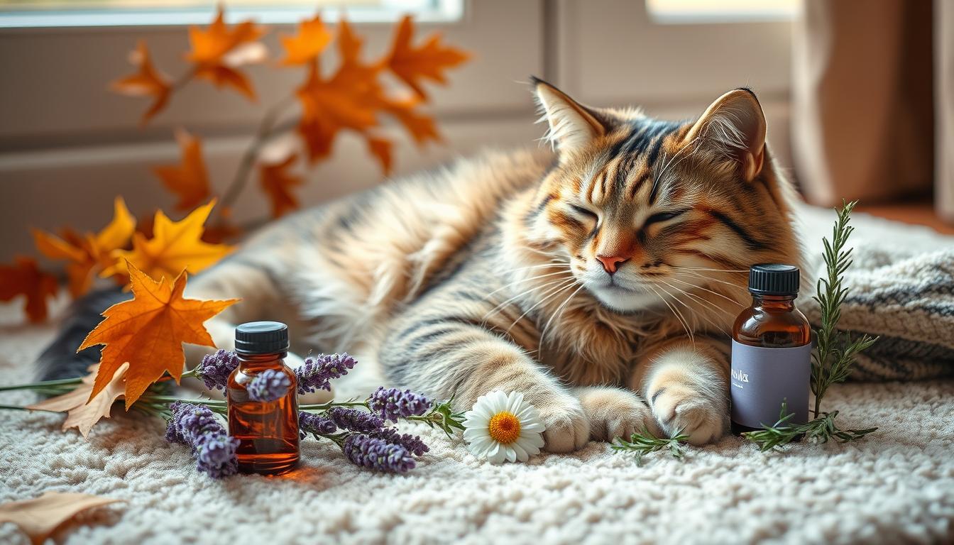 Jesenná aromaterapia pre mačky – existuje to?