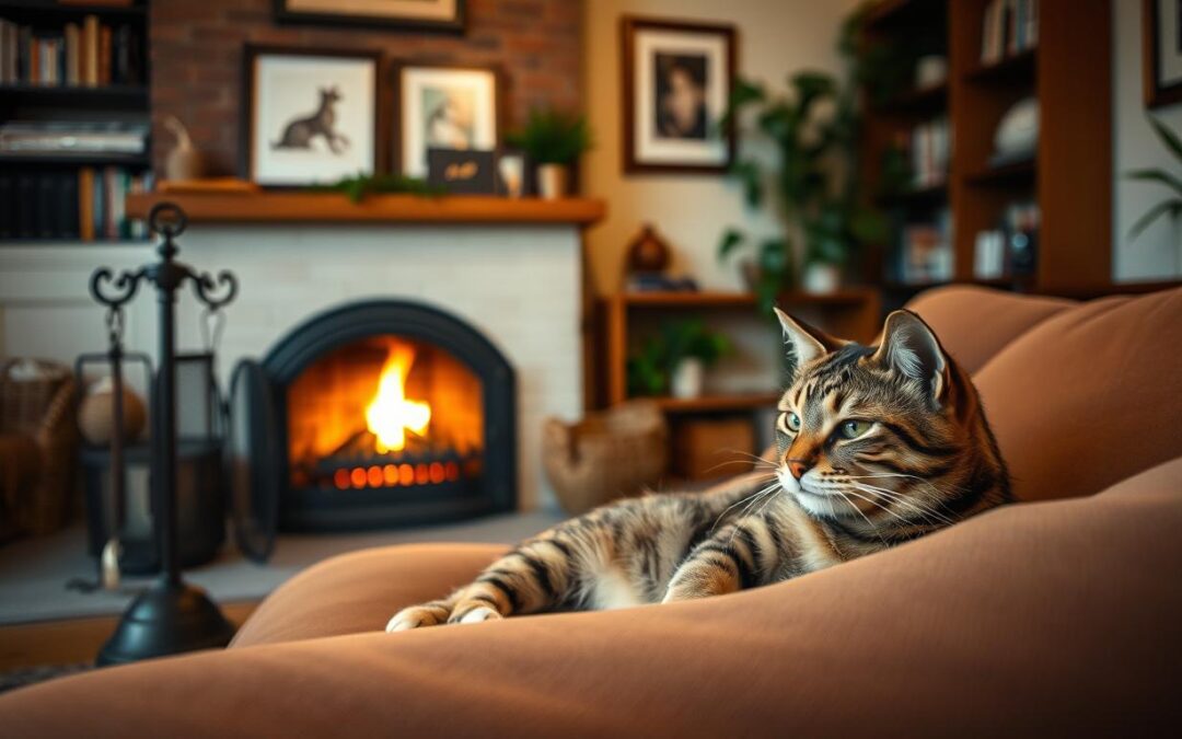 Tvoja mačka a krb – nebezpečenstvá a opatrenia