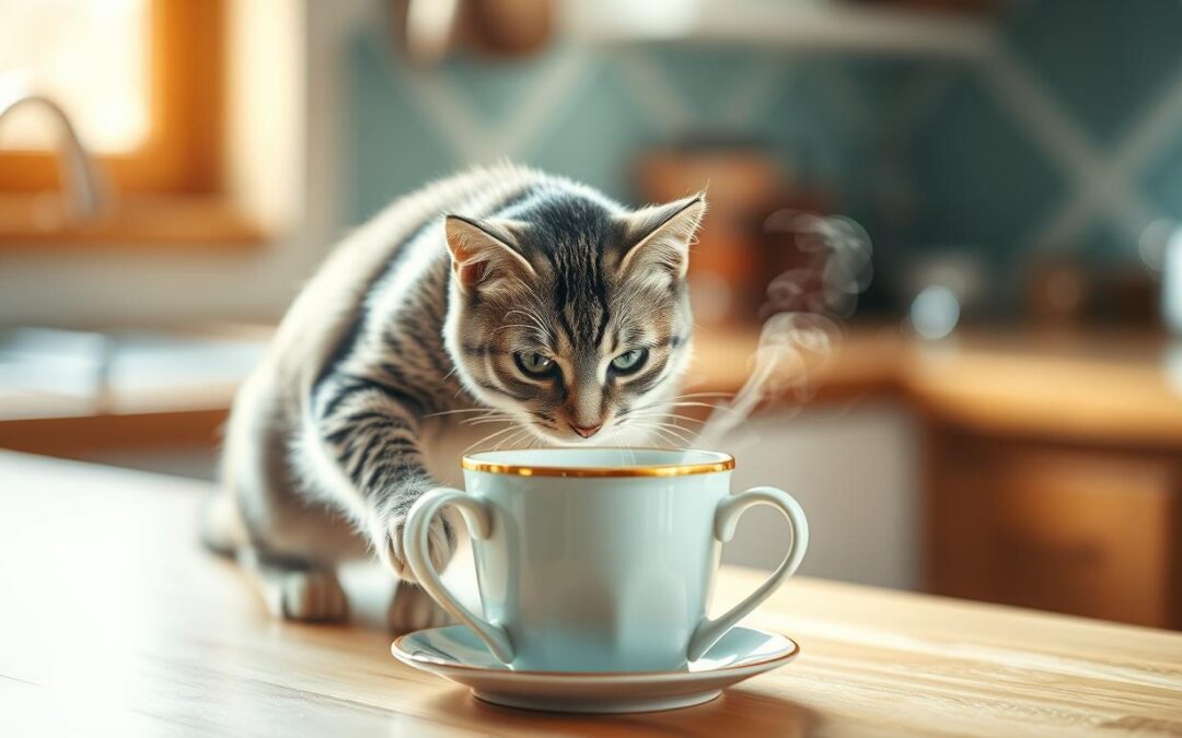 Mačky a horúce nápoje – čo nenechávať na stole!