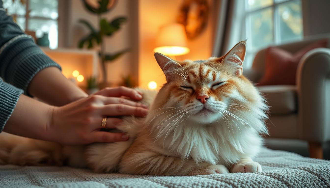 Jesenná masáž mačky doma – relaxačné tipy