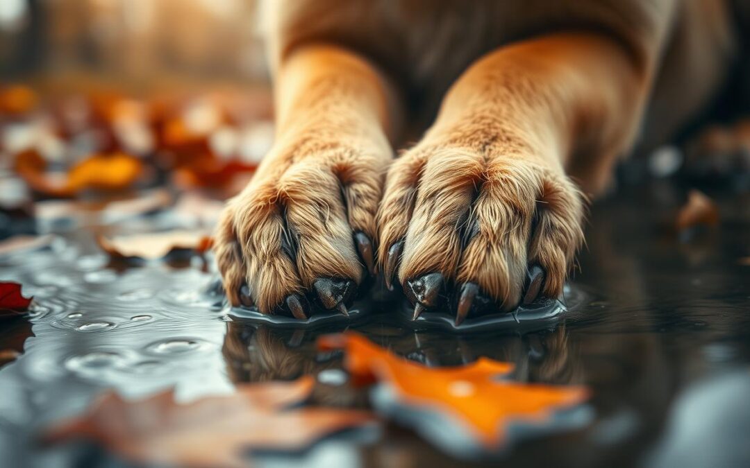 Ochrana labiek psa v daždi – na čo si dať pozor na jeseň