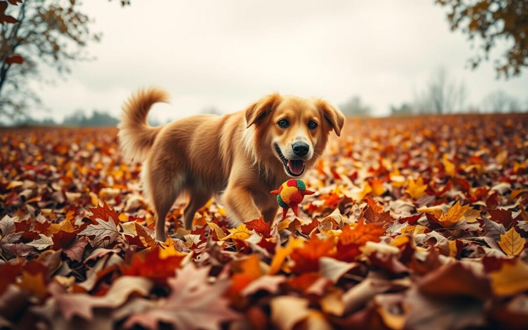 Ako prebudiť pozornosť psa v pochmúrne jesenné dni