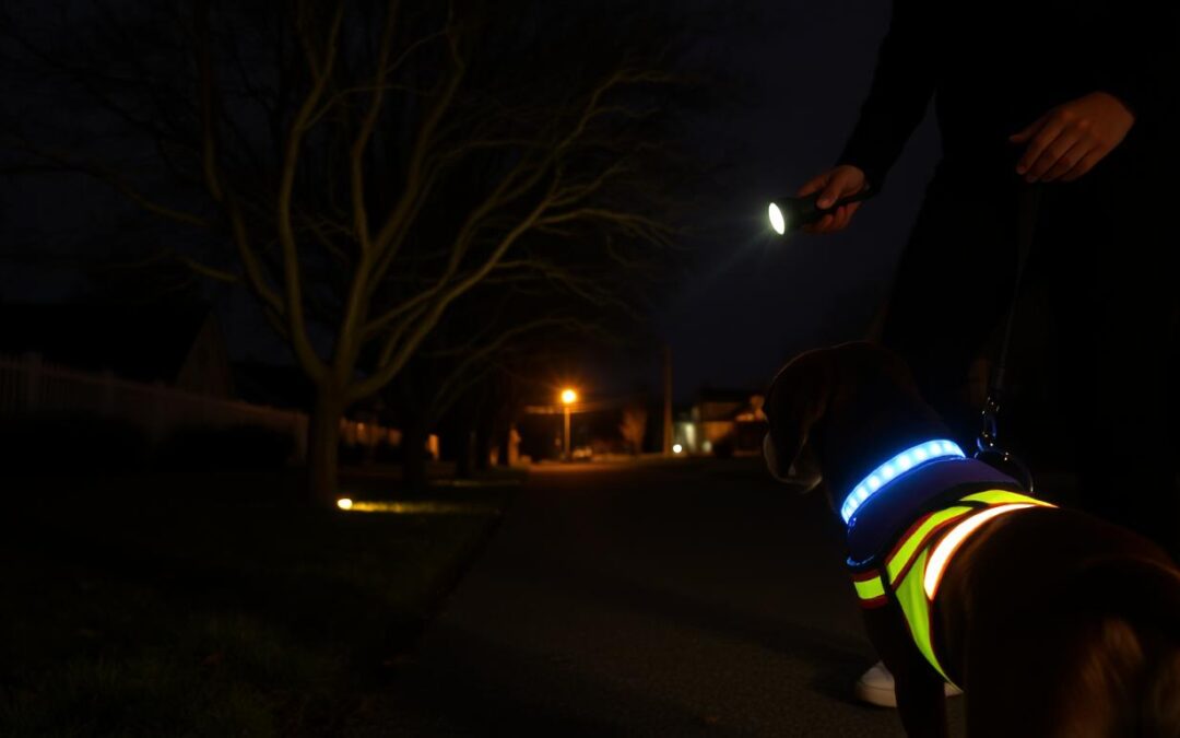 Jesenná prechádzka potme – bezpečnostné tipy pre psíčkarov