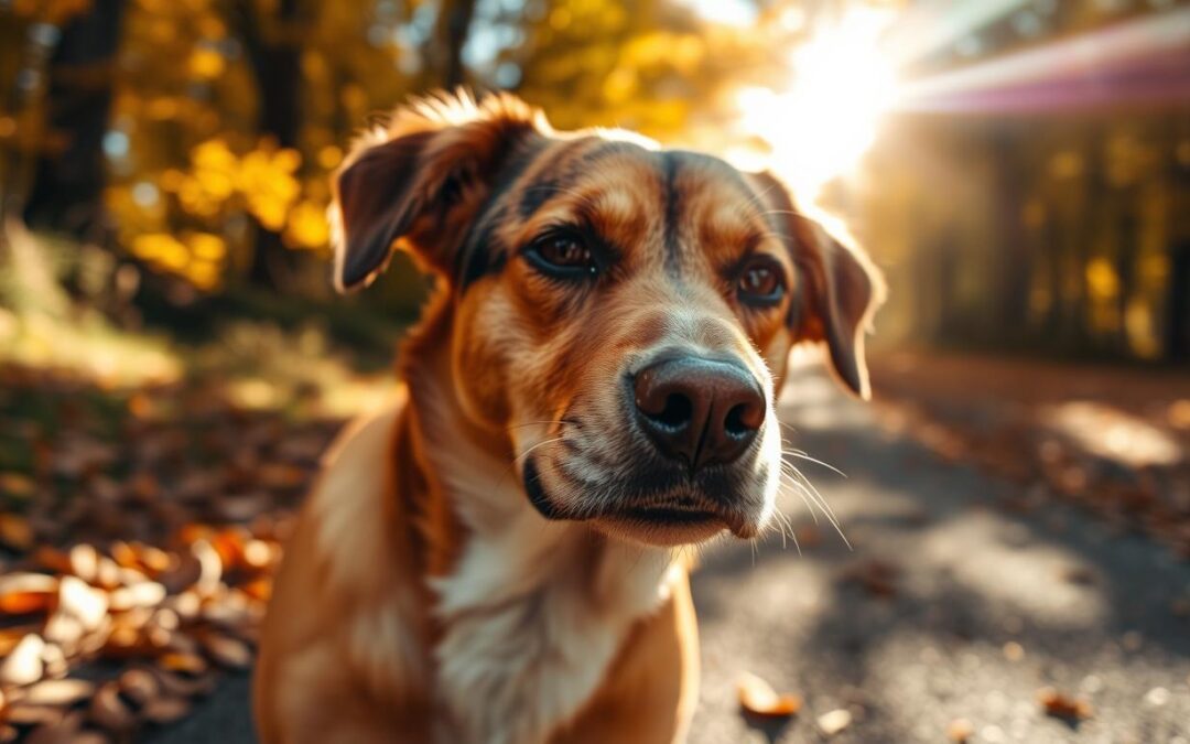 Jesenná citlivosť psov na svetlo – prečo pri prechádzke žmúria?