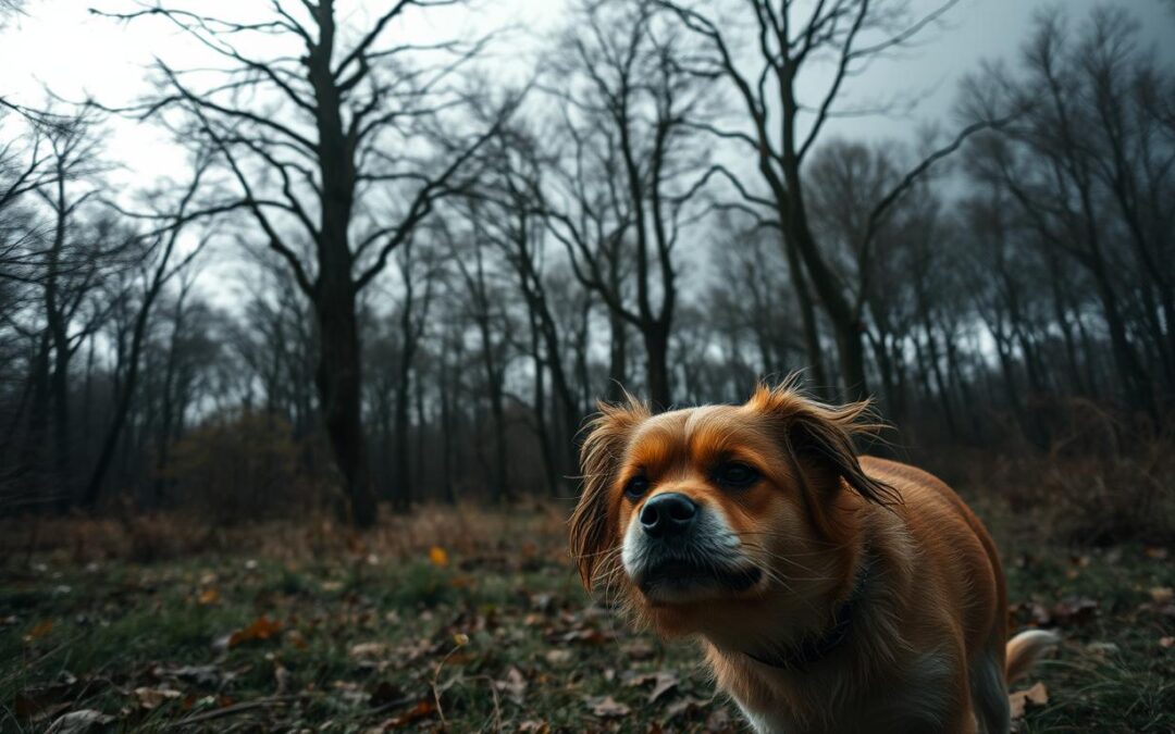 Jesenný vietor a psy – prečo sú nervózne alebo sa boja?