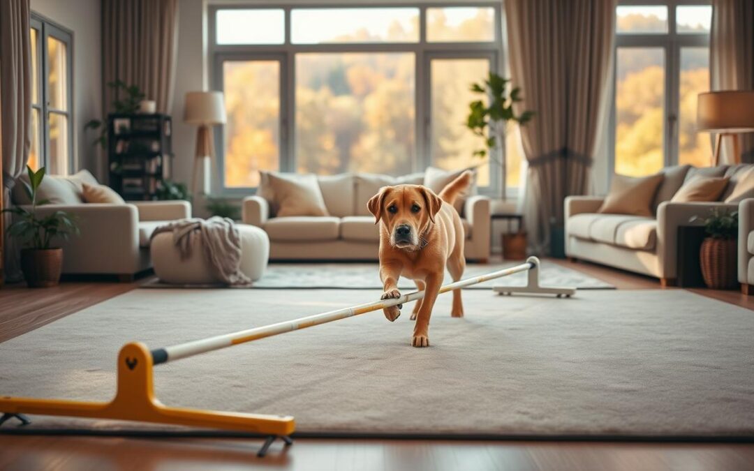 Jesenné vybavenie na vnútorný tréning psov