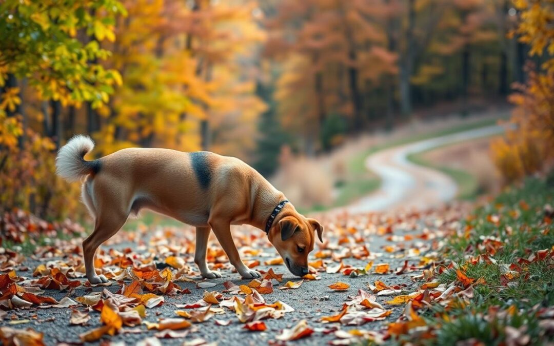 Ako privyknúť psa na nové vône na jeseň?