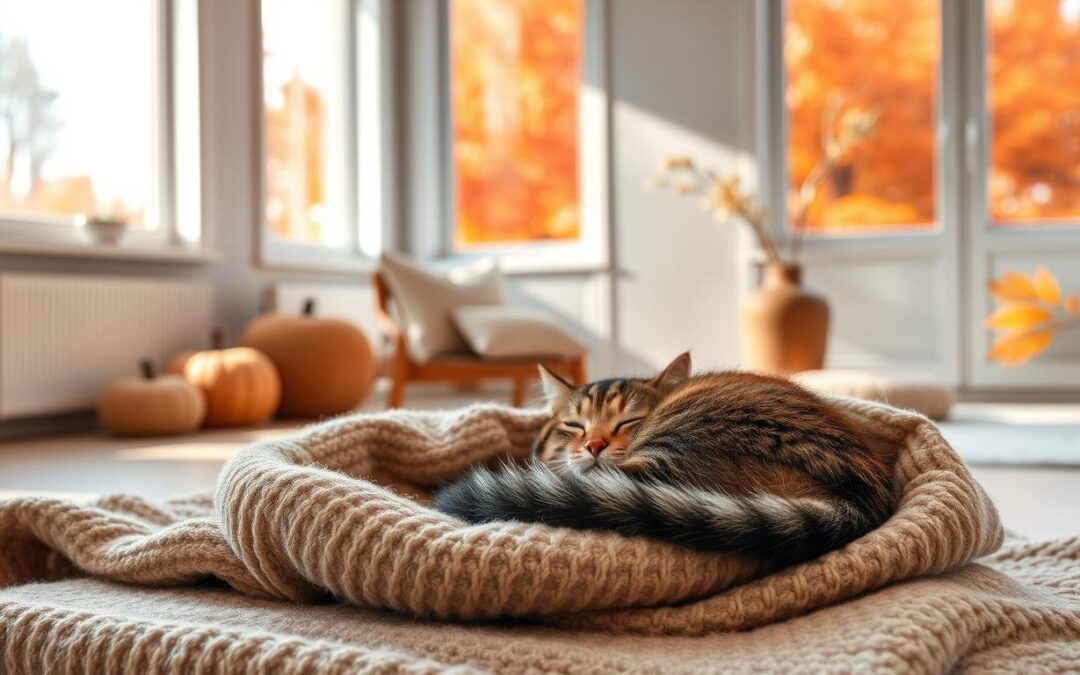 Jesenné rituály relaxácie – pokoj pre teba a mačku