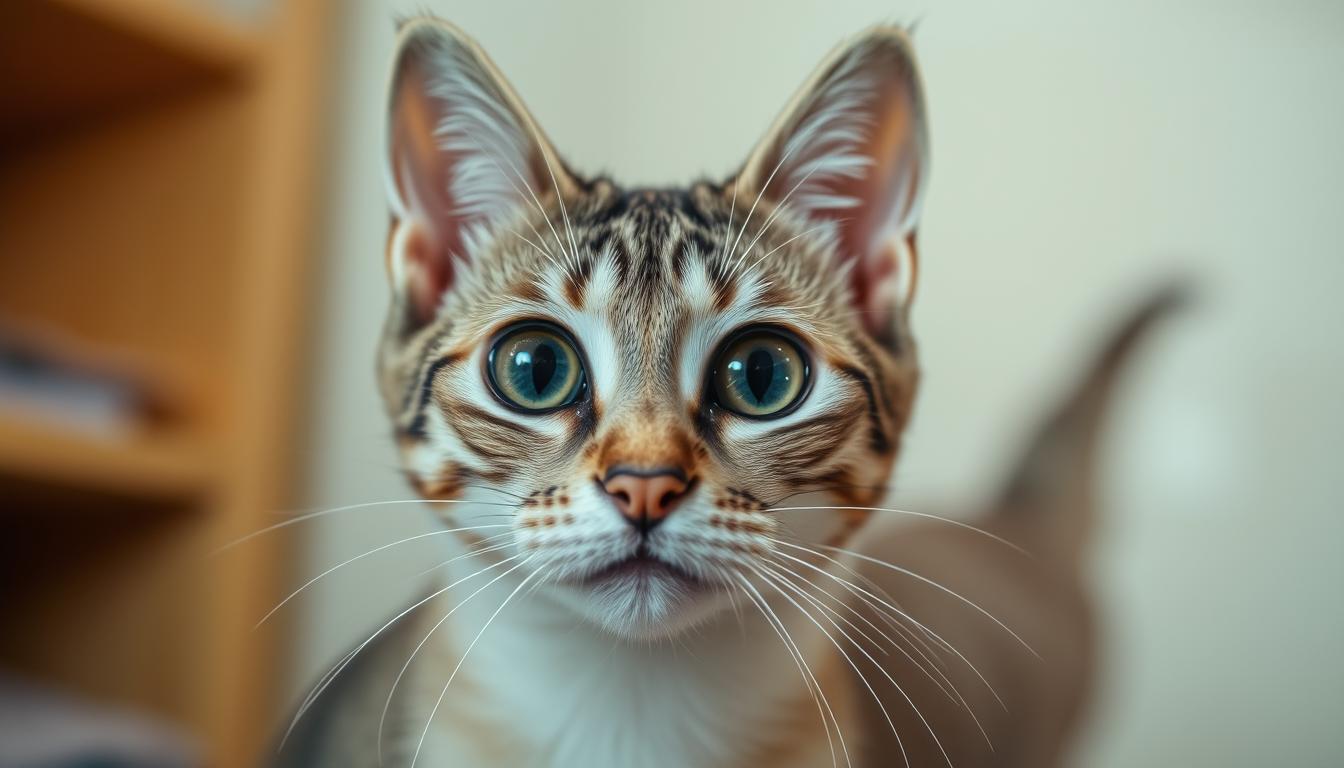 popis mačky na adopciu v útulku