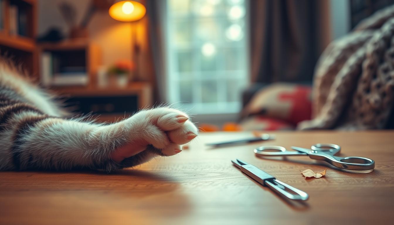 strihanie pazúrov mačky na jeseň