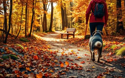 Jesenná turistika so psom – čo si vziať so sebou?
