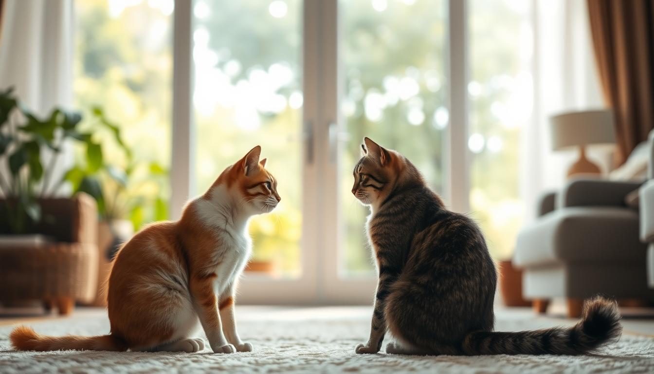 zoznamovanie-maciek-medzi-sebou zoznamovanie mačiek medzi sebou