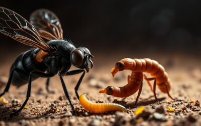 Čierna vojenská muška vs múčny červ – čo je lepšie pre tvojho psa?