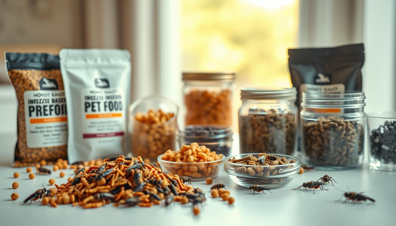 kvalitné ingrediencie v krmive s hmyzou bielkovinou