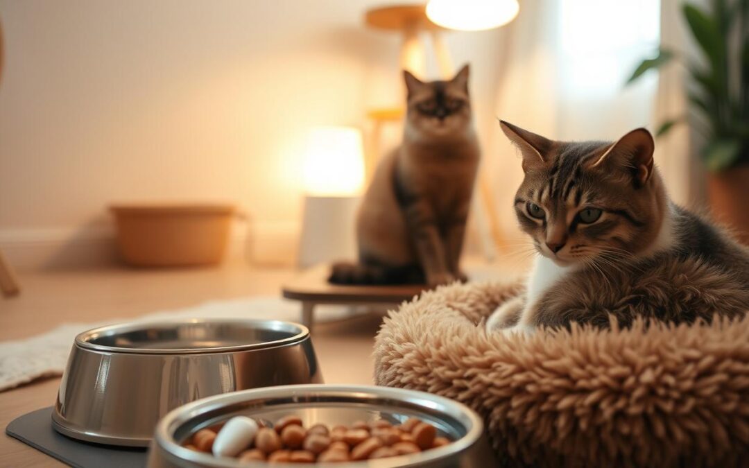 Ako udržiavať čistotu miesta na kŕmenie mačiatka?